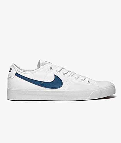 Image of Nike Unisex Adult SB BLZR Court Blue White Casual Shoes-5.5 UK (CV1658-104)