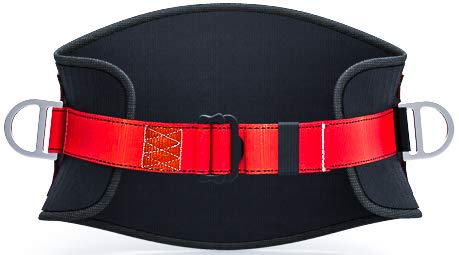 ISOP Safety Belt With Hip Pad D Rings | Stranded Size - Climbing Protection Belt For Body Positioning | Portable Personal Protective Equipment - Thumbnail 3