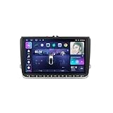 Prelingcar LCD Digital Cluster Dashboard Instrument Compatible with Golf 5 2004-08 Years Android Player Maps Navigation Radio Paneel Cockpit(U-8G128G)