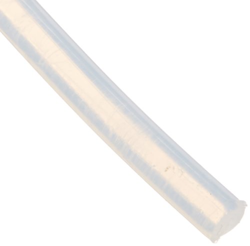 CS Hyde PTFE Monofilament Teflon Miniature Beading/Cord, 0.125" Diameter x 100' Length Spool, Opaque White