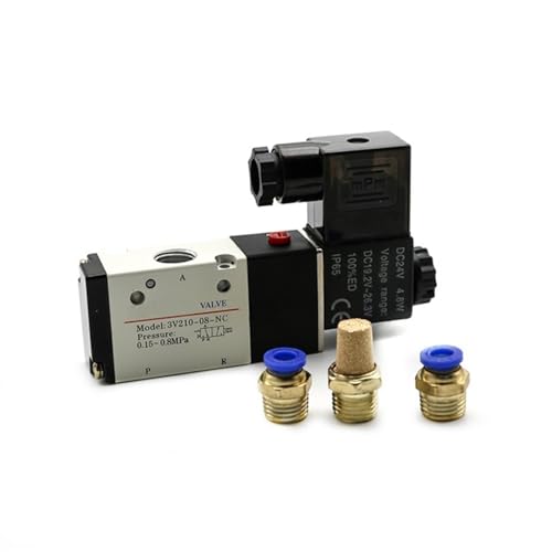 Vanne de commande directionnelle d'air 3V210-08 DC24V à commutation rapide - 2