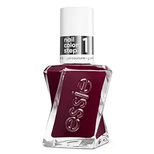 essie Gel Couture 2-Step Longwear Nail Polish, Model Clicks, Red, 0.46 fl. oz.