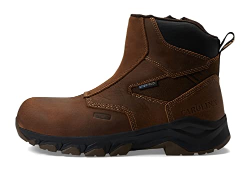 Carolina Men's CA5550 Subframe Side Zipper Comp Toe Dark Brown 9 D3