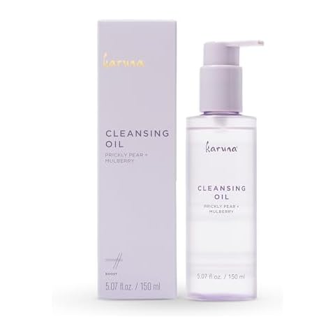 Karuna - Cleansing Oil with Prickly Pear for Clean Skin - Cleanses Without Clogging Pores, Oil Based Cleanser, Travel Size Makeup Remover - Waterproof Makeup Remover- Skin Care Facial Cleanser 150 ml Cover