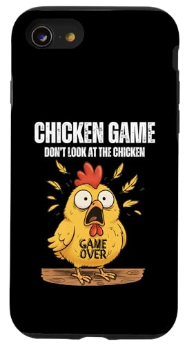 Chicken Game Don't Look at The Chicken Funny Meme ���[���A �L�b�Y �X�}�z�P�[�X iPhone SE (2020) / 7 / 8 �p