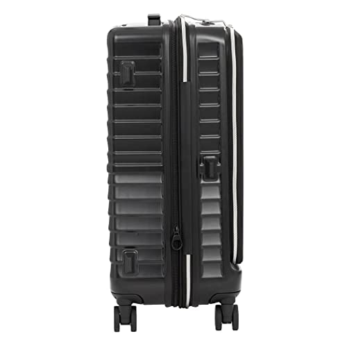 レジェンドウォーカー アウトレット MALIBUスーツケース キャリーケース ファスナータイプ フロントオープン キャスターストッパー付き 拡張機能付き TSダイヤルロック 機内持ち込みサイズ （35(46) L/1泊～3泊/Sサイズ/黒/ブラック/5208-49-BK）