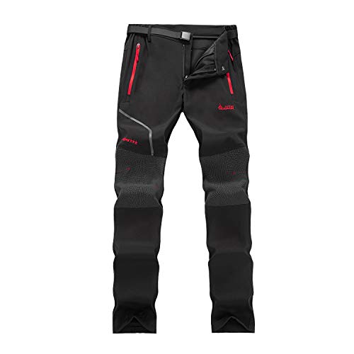 Image of LHHMZ Hiking Trousers Men Outdoor Water-Repellent Breathable Walking Trousers Lightweight Quick Dry Windproof Climbing Sportswear Casual Pants
