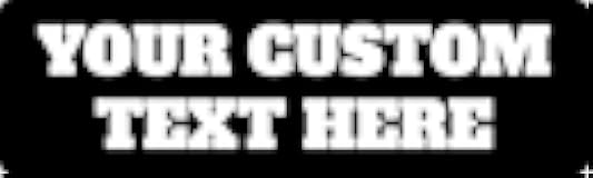 Custom Bumper Magnet | Customizable Fridge Magnets | Multiple Sizes and Quantities | 20 Fonts | 10 Background Colors | Easy to Personalize (10-Inch by 3-Inch)