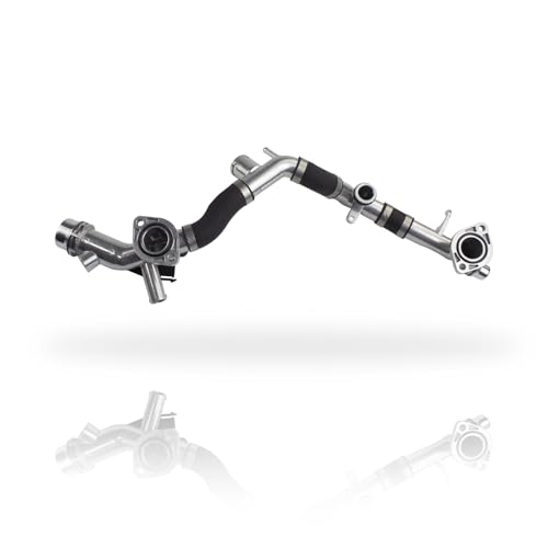 Upgraded aluminum Engine Coolant Radiator Pipe Water Hose Line Compatible with Audi Audi A6 Quattro A7 Quattro 2012-2015, S4 2013-2015, S5 2013-2017, SQ5 2014-2017 & Volkswagen Touareg 2011-2015