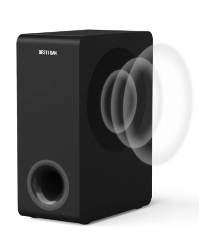 Image of BSETISAN Subwoofer, 8” Powered Home Audio Sub in Compact Design