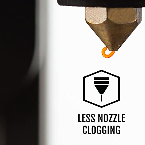 Image of HATCHBOX 1.75mm Light Orange PLA 3D Printer Filament, 1 KG Spool, Dimensional Accuracy + /- 0.03 mm, 3D Printing Filament