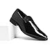 Imagen de YFFUSHI Loafers Hombre de Piel Charol Brillante Mocasines Bajos Comfort Zapatos de Ceremonia sin Cordones para Boda Oficina y Conducción