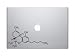 THC Tetrahydrocannabinol Marijuana Molecule Molecular Model - 6" Black Vinyl Decal Sticker Car Macbook Laptop