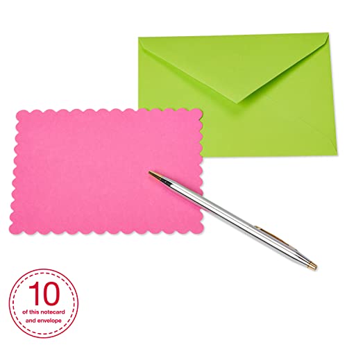 American Greetings Single Panel Blank Cards With Envelopes, Bright Colors, Patterns And Shapes (40-Count) #TOP4