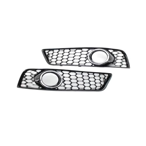 Cubierta de rejilla de panal cromada plata compatible con paragolpes delantero de Audi A3 8P