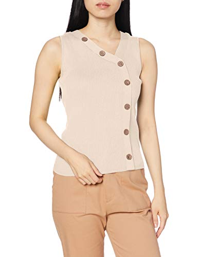 ［フリーズマート］ セーター アシンメトリーボタンディティールノースリーブニット レディース オフ 日本 FR...