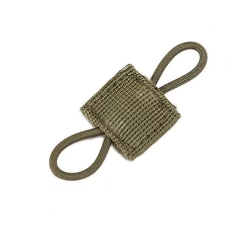 PRISM PIONT Outdoor Tactical PTT Antenna Binding Buckle; Intercom, The Fixed Buckle Of Headphones; Outdoor Tactical Molle System Backpack, Vest Accessories. (green)