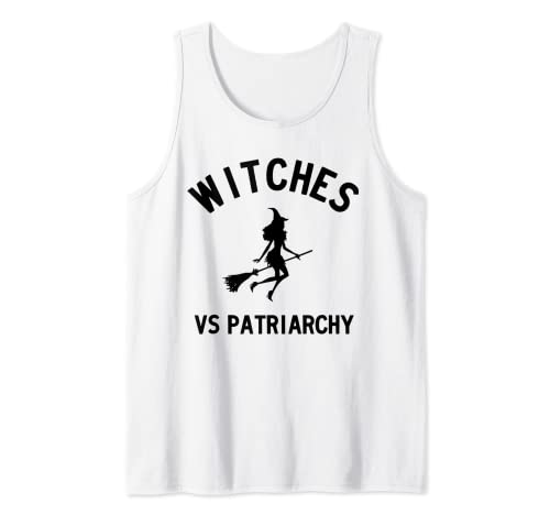 Witches vs Patriarchy Feminist Halloween Costume Camiseta sin Mangas