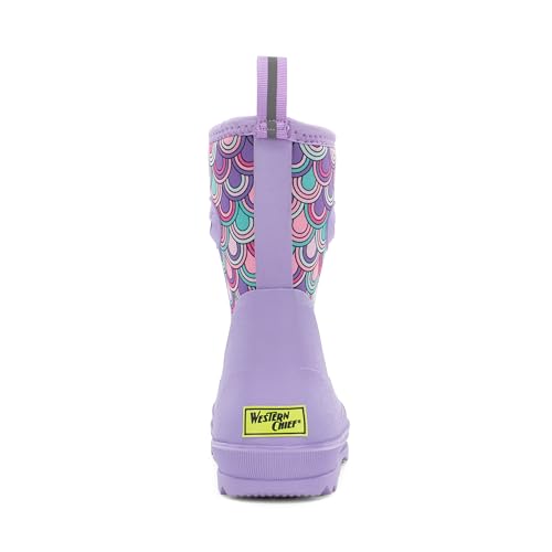 Western Chief Kids Traverse Neoprene Cold Weather Boots – Waterproof, Insulated, Warm, and Comfortable Winter Boots for Girls & Boys, Lilac, 6B by Western Chief - Image 5