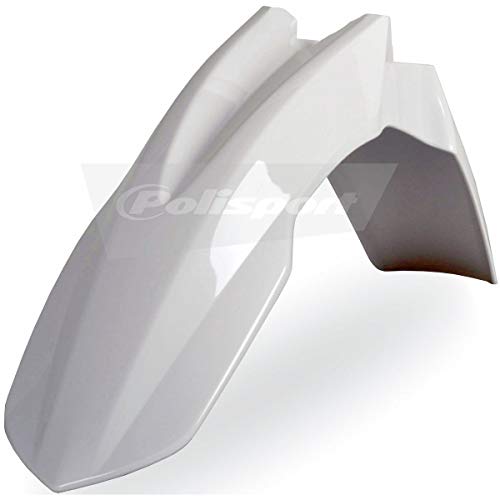 POLISPORT 8595300003 - Guardabarros delantero réplica OEM fabricado en plástico brillante duradero y resistente compatible con motocicletas GAS GAS en color blanco Cover
