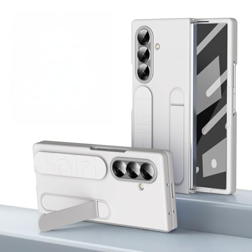 sunrun �X�}�z�P�[�X Galaxy Z Fold8 �p�̃P�[�X �ϏՌ� �J�o�[ �ی�P�[�X PC&�����K���X �O�ʋ����K���X �Ў莝�� �X�^���h�@�\ �w�ʃJ�o�[ �X�}�z�ی�P�[�X �ϏՌ��J�o�[ ������� CASE[as-nx2965][�z���C�g]