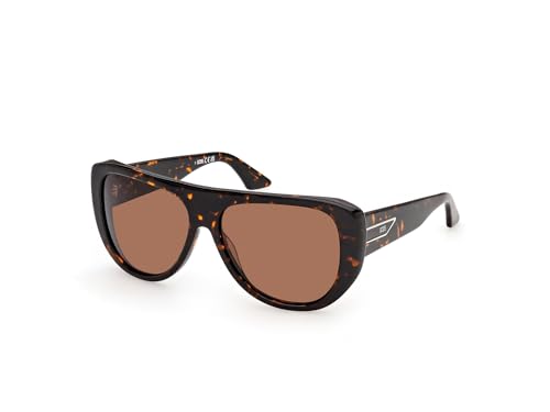 GCDS Gafas de sol unisex GD0074 52E Dark Havana 57/14/140