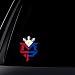 MP: Manny Pacquiao Philippine Flag Sun Car Decal / Stickers