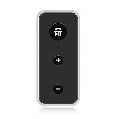 Omquot EDR Bluetooth 5.0 Wireless Receiver for Car Stereo Music Adapter, Anti-Eco Microphone for Phone Calls, for Car/Home Use