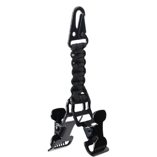 YJTSWDXY Glove Clip Tactical Glove Clips Work Glove Holders Strap with Alligator Clip for Tool Belt,Tool Bag,Tool Backpack (1pc Black)