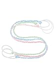 Rip Tie Regular Soft Tangle-Free Hair Tie for Women, Nylon Hair Elastic, Colorful Hair Accessory - For Sports and Everyday Wear - 3 Pack Tropical
