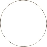 Ring aus Metalldraht - geeignet für Hängedekorationen, Traumfänger, Makramé etc.