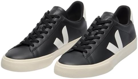 Tênis feminino Veja Campo, preto e branco, Preto - Branco, 40