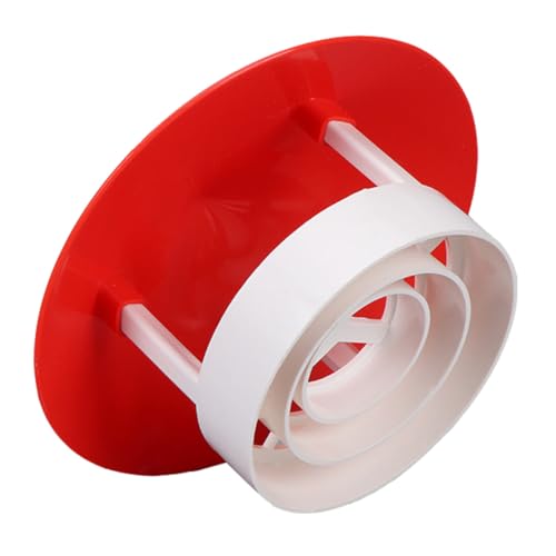 TOYANDONA Tapa para Chimenea Multifunción de Pvc Resistente Lluvia y Ventilación, Tamaño 110-160 Mm, Sombrerete Antilluvia para Salida de Humo y Ventilación Doméstica
