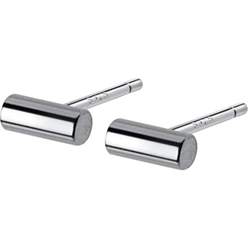 Boucles d'oreilles en Argent S925 de haute qualité au design géométrique et cylindrique