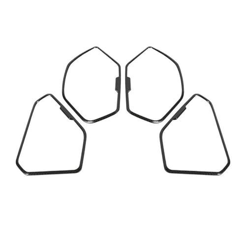 FHSUF Car Interior For Toyota For RAV4 XA50 2019-2024 RAV 4 Hybrid Car Door Audio Speaker Trim Cover Tweeter Stickers Accessories Car Molding Strip(Rhd Gray)