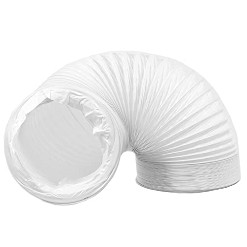 SPARES2GO Air Conditioning Duct Hose 5.9" 15cm 3 Metres PVC Flexible Vent Pipe Universal