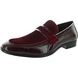 Stacy Adams Men's Spratley Saddle Slip On,Burgundy,10M