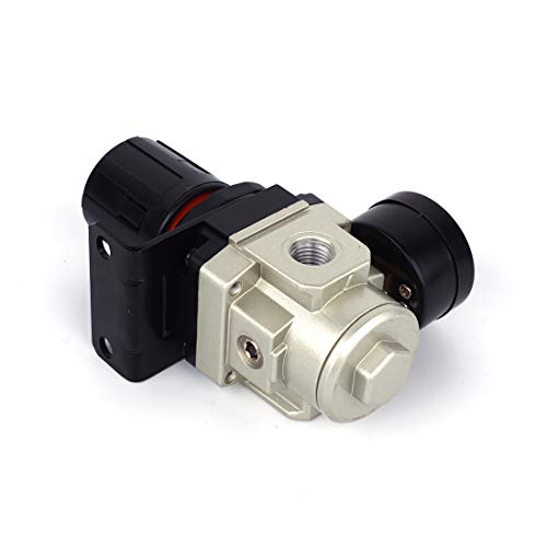 Sns Ar3000-N03 Female Thread 3/8 Npt Air Pressure Regulator 0-150 Psi Adjustable,Bracket,Gauge #TOP7