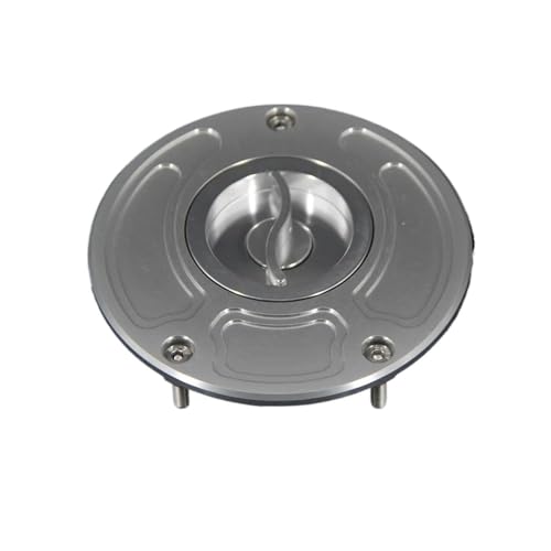 Bouchon essence moto pour ZX-6R 2003-2006, couvercle de réservoir carburant sans clé alu argent
