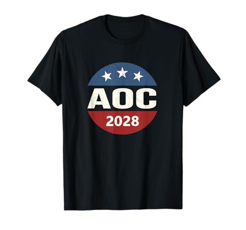 Vintage Vote Alexandria Ocasio-Cortez President 2028 AOC T-Shirt