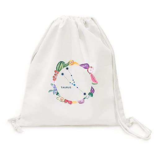 Sac en tissu pliable taureau pour vos courses au marché bio