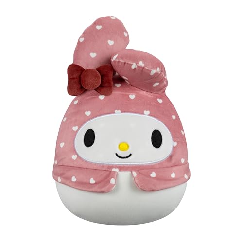 Squishmallows Original Sanrio 8in Kuromi + 8in My Melody – Official Jazwares Valentine Plush 2-Pack image 4