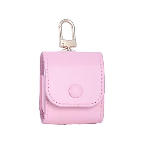 MILESI Apple Airpods Charging Leather Case Cover for Apple Airpods 1&2 Charging CaseCum Hanging Strap and Keychain(Pink) Cover