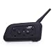2x Sets 1200M 6 Riders Interphone Bluetooth Casco de Motocicleta Auriculares Intercomunicadores