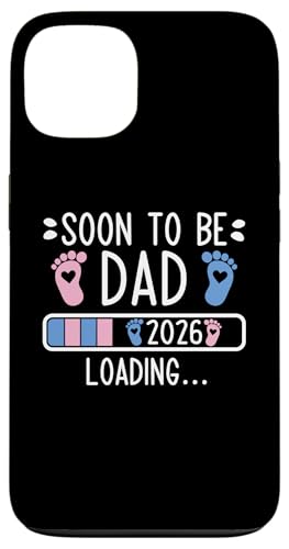 Soon to Be Dad 2026 Cargando Anuncio de embarazo 2026 Carcasa para iPhone 13