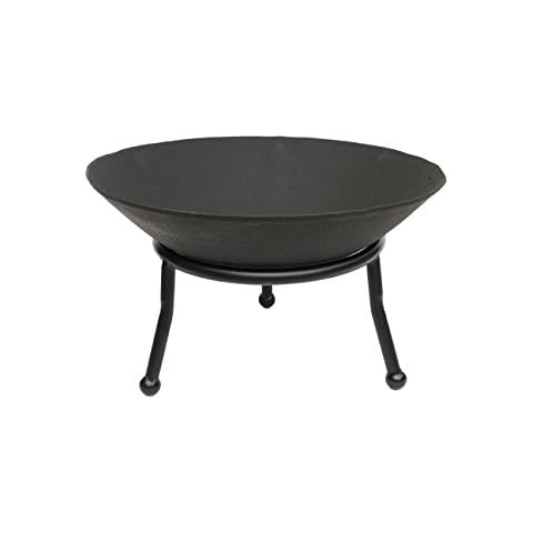 Gardeco MAELYSS Small Cast Iron Fire Bowl - Black Cover