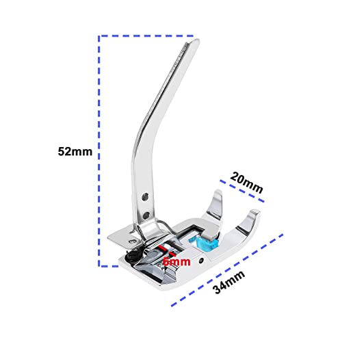 OTOTEC 2PCS Low Shank Snap-on Tricot Foot Knitting Presser Foot Compatible with Alfa, Singer, Brother, Silvercrest & More - Image 3