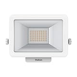Projecteur rotatif à 360° Theben 1020683 theLeda B20L WH - Projecteur à LED de 20 W - Conçu pour un usage extérieur - blanc