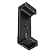 Tbest Universal All Metal Mobile Phone Clamp Adjustable Width Holder with 1/4 in Screw Holes Tripod Mount Adapter for Smartphones Vlogging Photography Aluminum Alloy Black