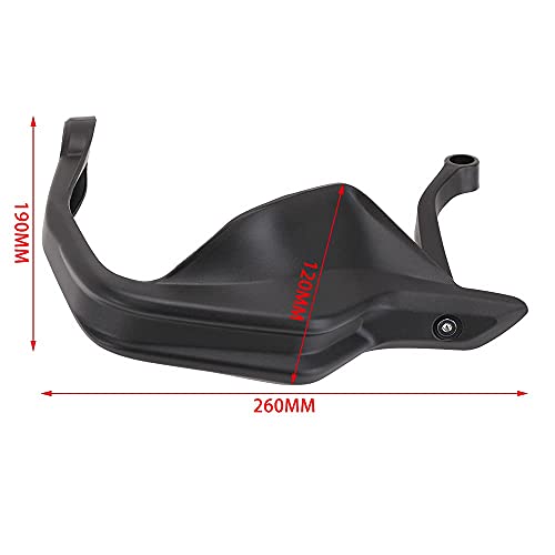 Anxin Motorrad Handschützer ABS Kunststoff Handschützer S1000XR F800GS R1200GS R1200GS LC 2013-2018 R1250GS/ADV 2018 2019 Schwarz